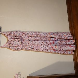 ELLE SIZE MEDIUM MAXI FLORAL DRESS